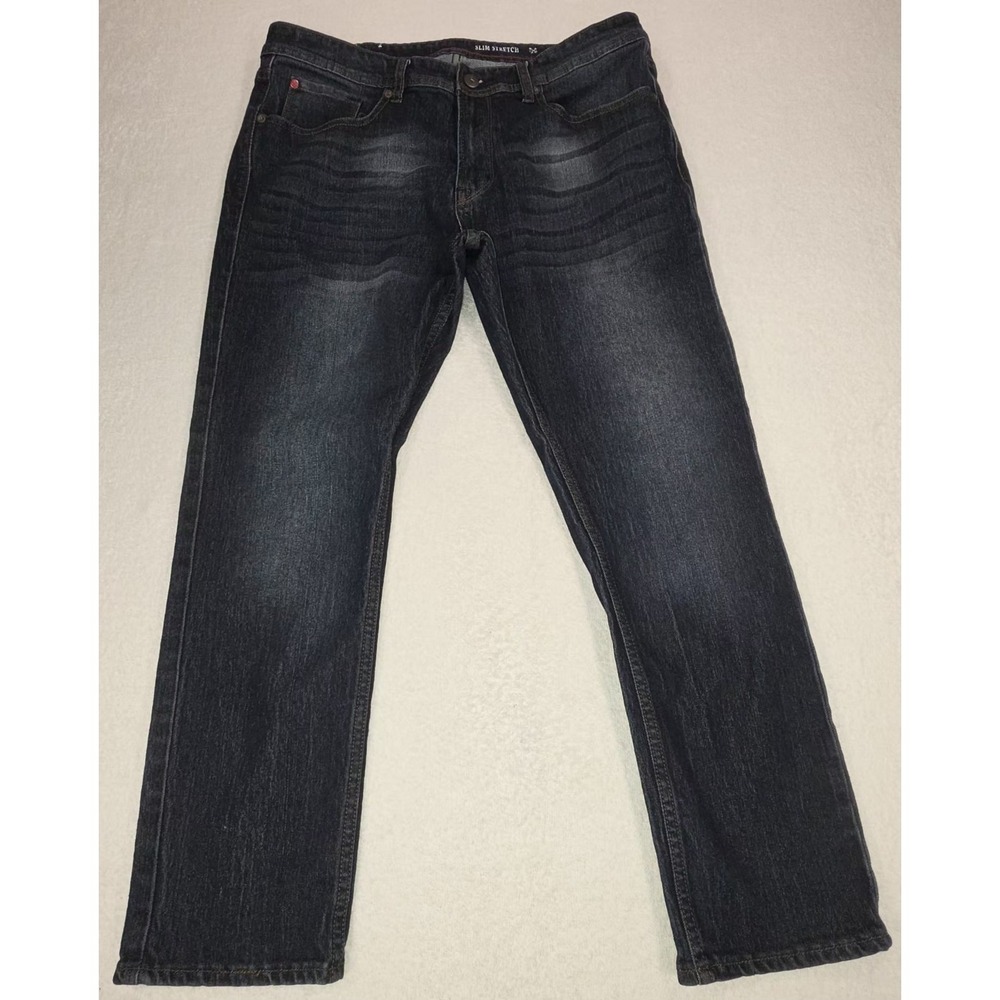 Men's Slim Straight Jeans – Dark Wash – W36 L30